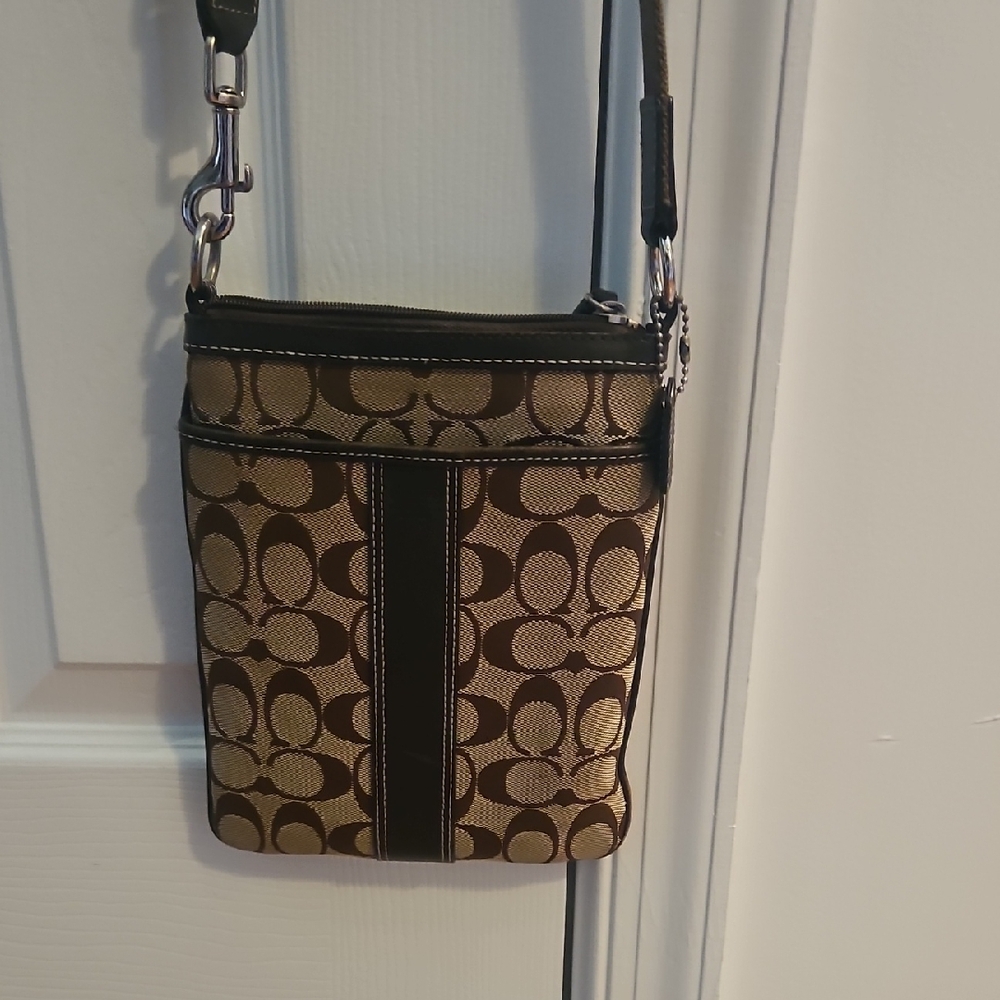 Coach Signature Brown Bag
